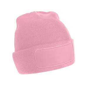 Beechfield Unisex Adult Original Patch Beanie / Dusty Pink